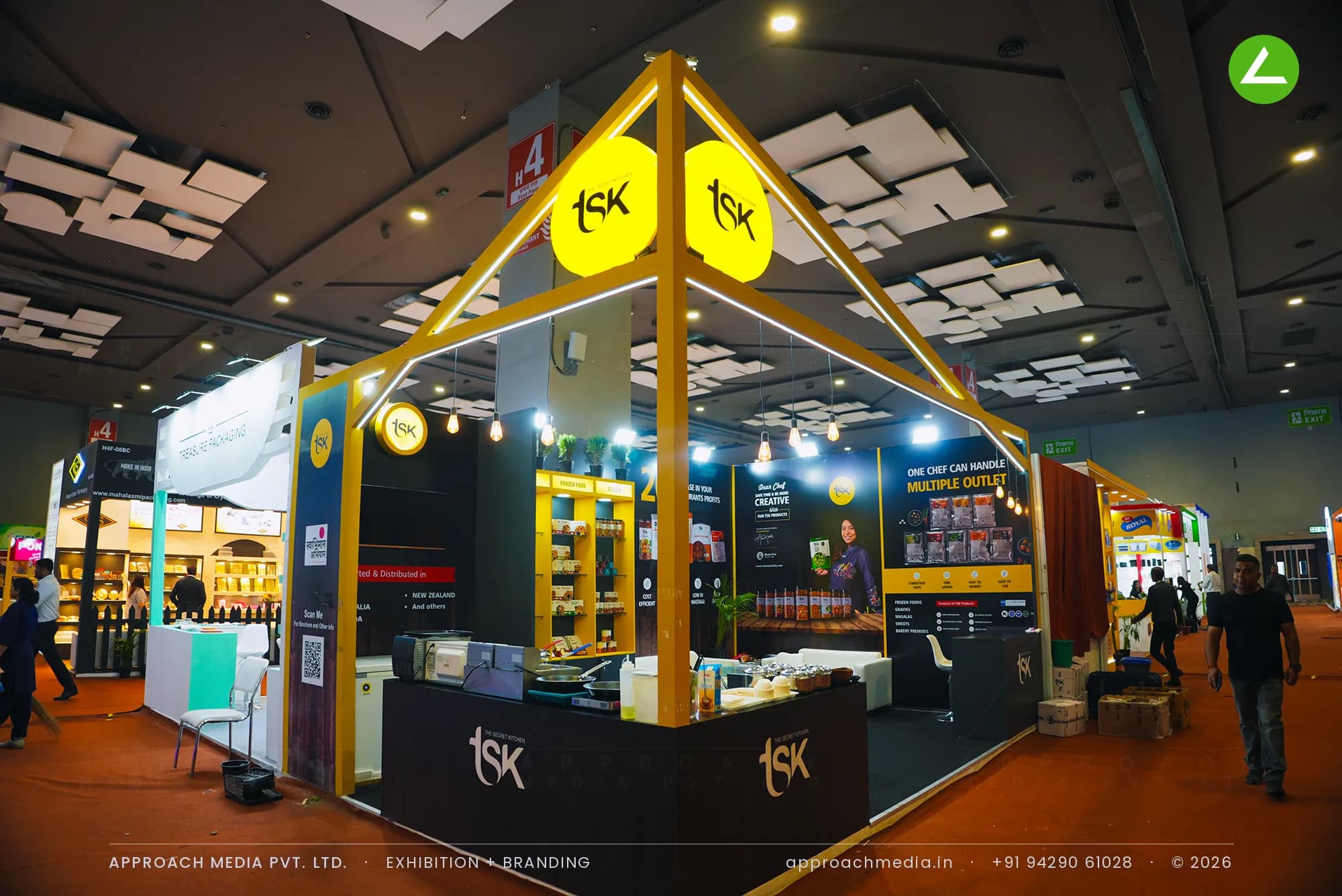 TSK - The Secret Kitchen — Ahar Expo — exhibition stall by Approach Media