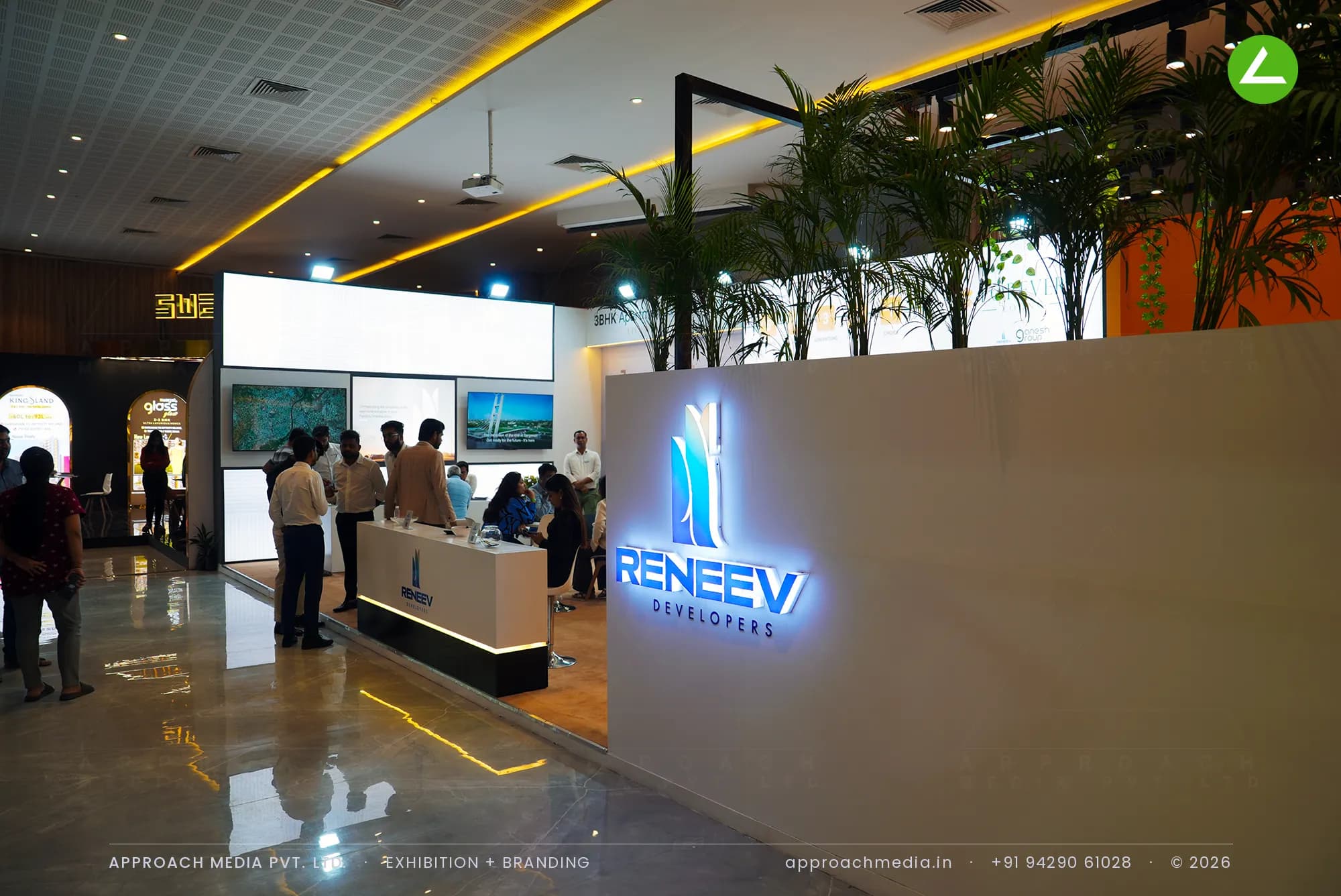 Forever Young (Reneev & Ganesh Group) — Property Expo 2024 — exhibition stall by Approach Media