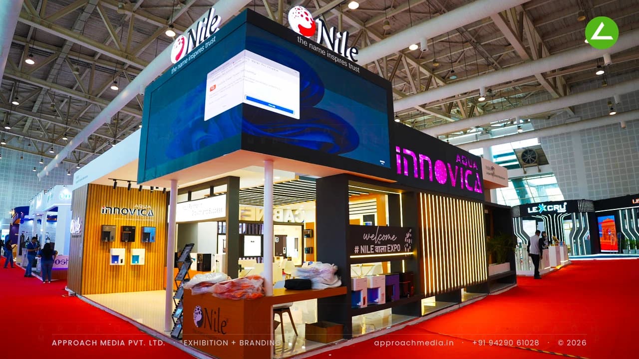 Nile — Waptag Water Expo — exhibition stall by Approach Media