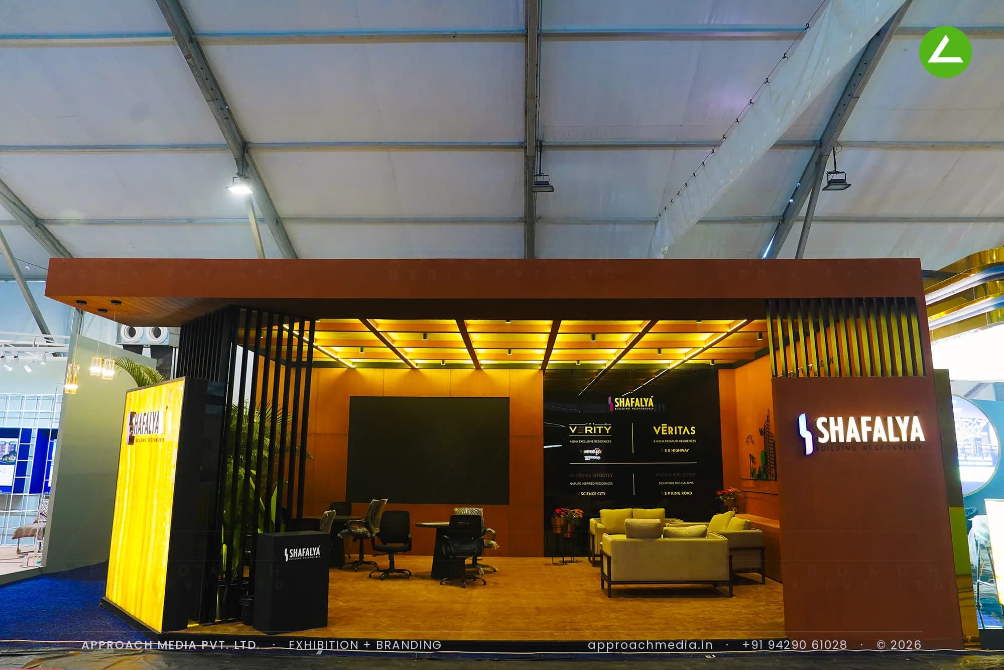 Shafalya — GIHED Property Expo 2026 — exhibition stall by Approach Media