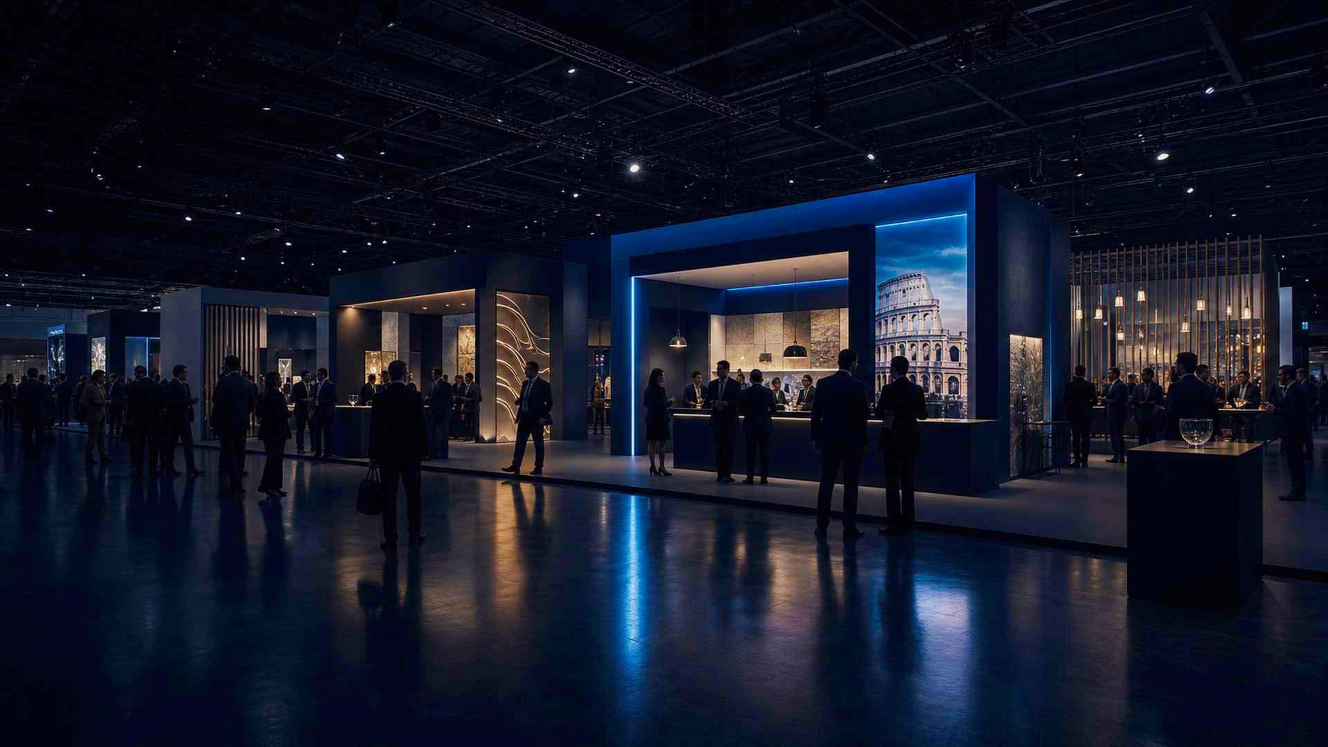 Exhibition stall design in Italy