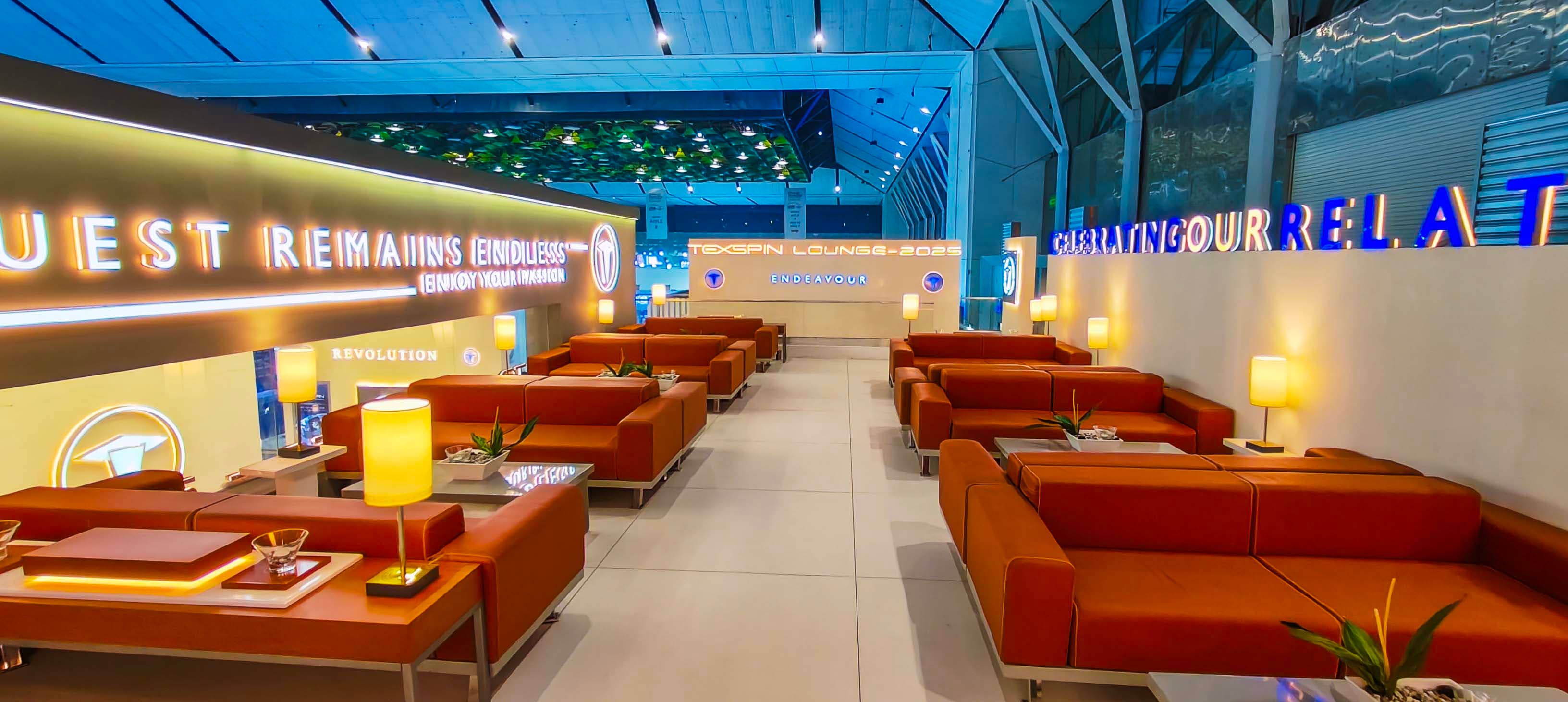 Mezzanine meeting suite at Auto Expo