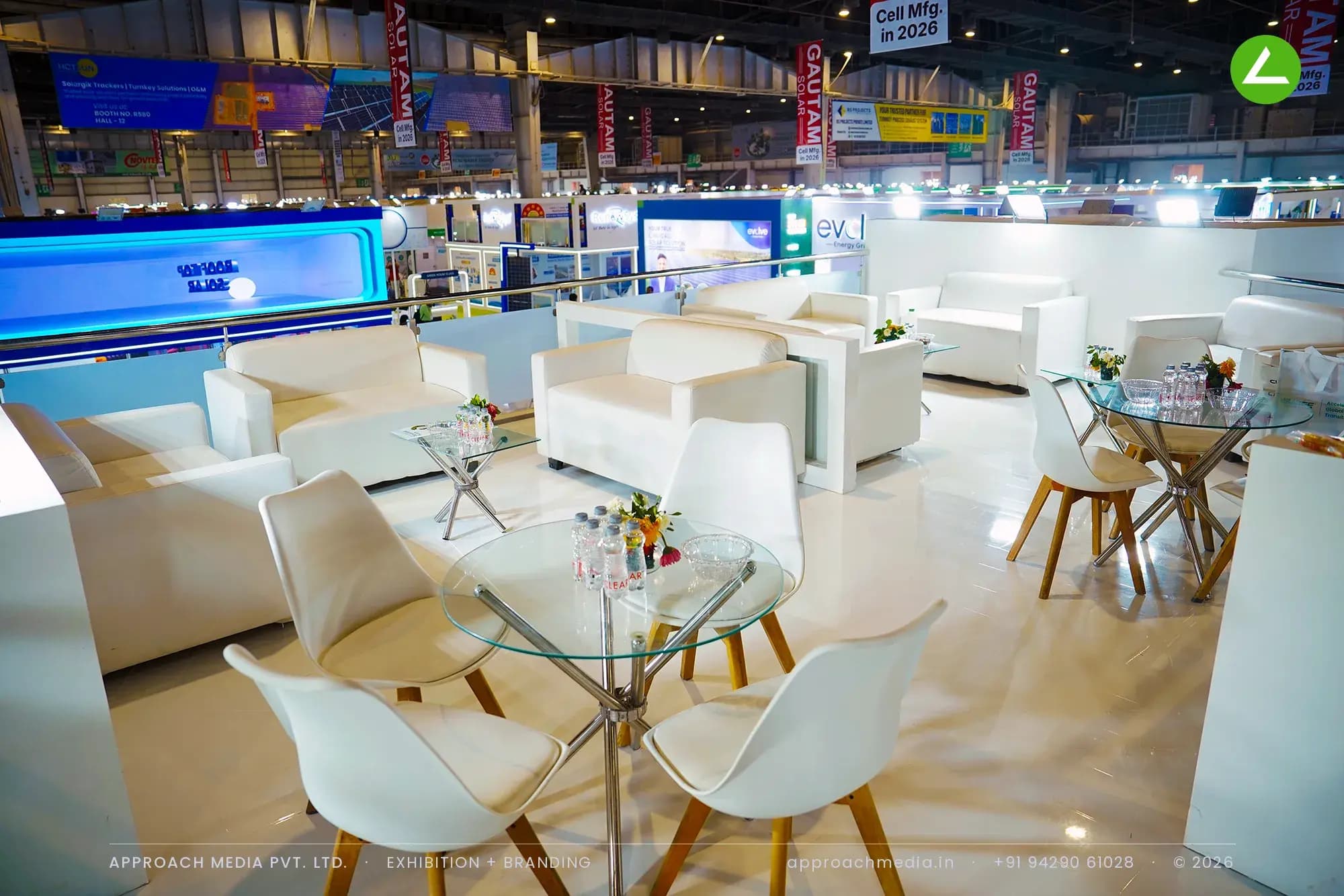 Upper lounge VIP meeting room at REI Delhi