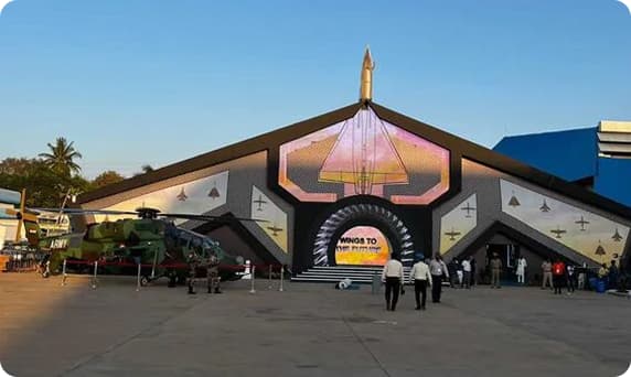 Yelahanka & Aerospace Event Support — exhibition venue